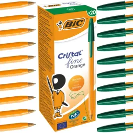 bic-orange-original-fine-dlugopis-zielony-zestaw-pomaranczowy-x20