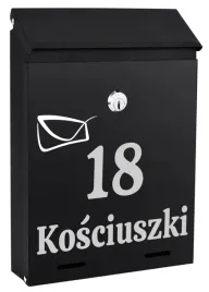 skrzynka-pocztowa-na-listy-poczte-z-nazwa-ulicy-numerem-domu-napisem-czarna