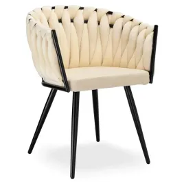 krzeslo-plecione-welurowe-warkocze-tapicerowane-loft-glamour-przeplatane