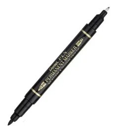 marker-permanentny-pentel-n75w-czarny-dwustronny