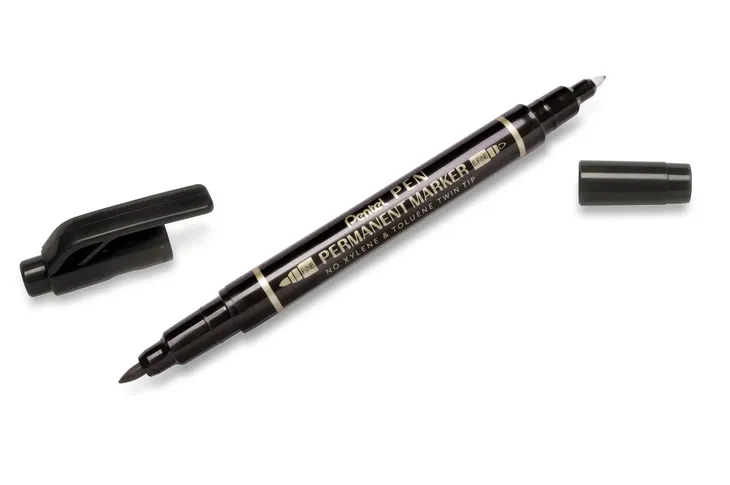 marker-permanentny-pentel-n75w-czarny-dwustronny-kolor-czarny