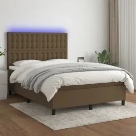 vidaxl-lozko-kontynentalne-z-materacem-brazowe-140x200-cm-tkanina