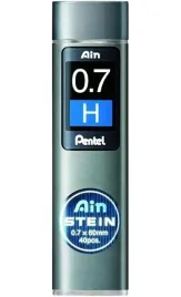 grafity-do-olowkow-pentel-ainstein-07-h-40szt-xl