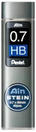 grafity-do-olowkow-pentel-ainstein-07-hb-40szt-xl