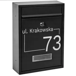skrzynka-pocztowa-na-listy-czarna-wzor-napis-skrzynka-z-adresem-na-listy
