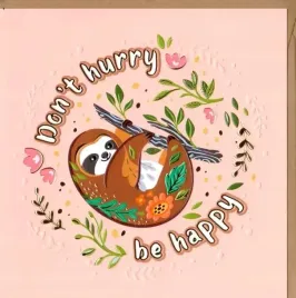 karnet-z-leniwcem-na-galezi