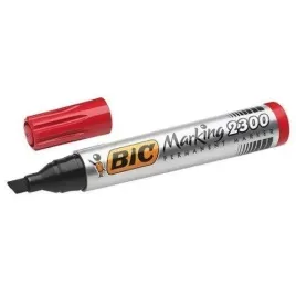 bic-marker-permanentny-2300-czerwony-scieta-koncowka-alkoholowy-mazak