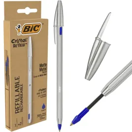 bic-cristal-re-new-dlugopis-metalowy-niebieski-wytrzymaly-2-wklady