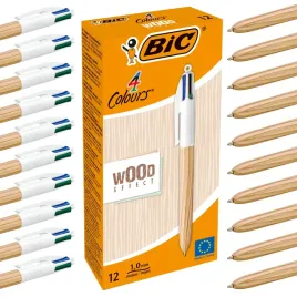 bic-4colours-zestaw-wood-style-dlugopis-automatyczny-4-kolory-szkolny-x12