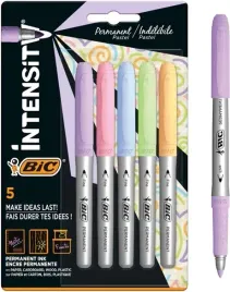 bic-zestaw-markery-permanentne-5-kolorow-alkoholowe-pisaki-pastelowe-x5