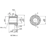 nakretka-sruby-kola-m14-stan-nowy
