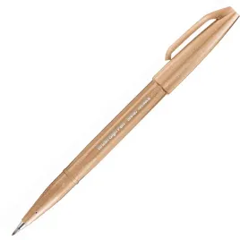 pisak-pentel-brush-sign-pen-ses15-pastel-brazowy