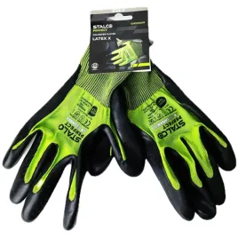 rekawice-stalco-poliester-latex-x-zielone-9-para