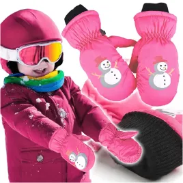 rekawiczki-zimowe-dzieciece-dla-dziewczynki-dzieci-cieple-grube-rozowe-zime