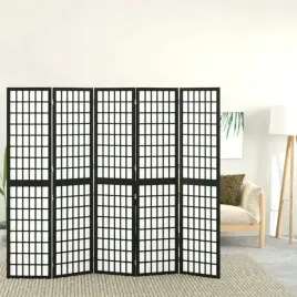 vidaxl-skladany-parawan-5-panelowy-styl-japonski-200x170-cm-czarny