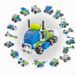 klocki-konstrukcyjne-edukacyjne-ciezarowka-samolot-pojazdy-budowlane-18w1