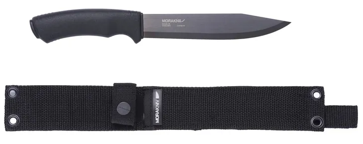 noz-mora-bushcraft-pathfinder-blackblade-carbon-stan-nowy-dlugosc-glowni-17-cm