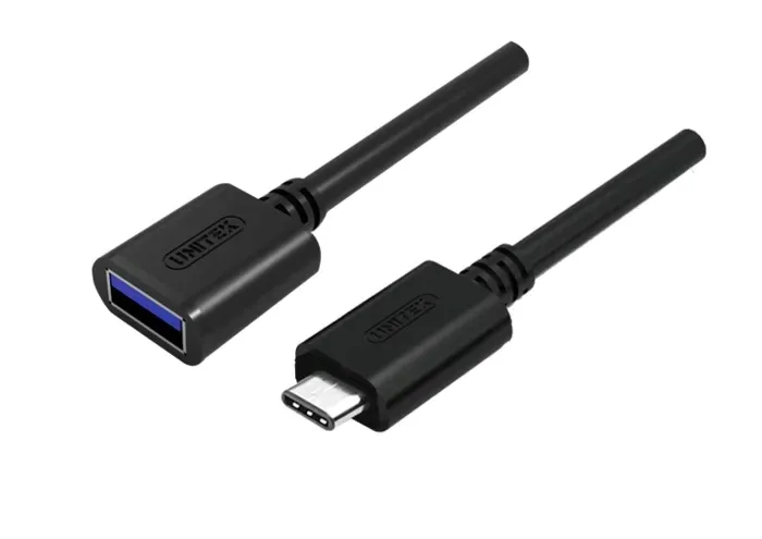 adapter-unitek-y-c476bk-usb-typ-c-do-usb-af-dlugosc-1-m