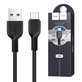 kabel-usb-typ-c-hoco-flash-x20-3-metry-czarny-zgodnosc-ze-standardem-quick-charge-2-0