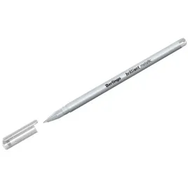 berlingo-dlugopis-zelowy-ze-skuwka-0-6-mm-brilliant-metallic-srebrny-1-szt