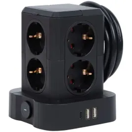 przedluzacz-kostka-pro-max-8-gniazd-tradycyjne-2-x-usb-usb-c-14-m-wyl