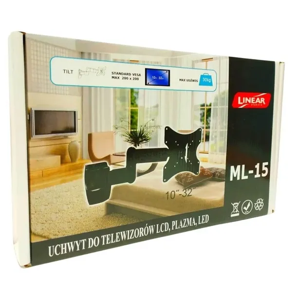 uchwyt-scienny-linear-ml-15-lcd-10-32-30-kg-stan-nowy