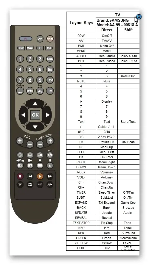 pilot-samsung-aa59-00818a
