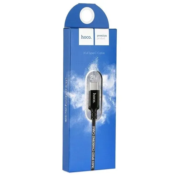 hoco-x14-times-speed-typ-c-czarny-kabel-2m