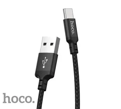 hoco-x14-times-speed-typ-c-czarny-kabel-2m-konstrukcja-oplot