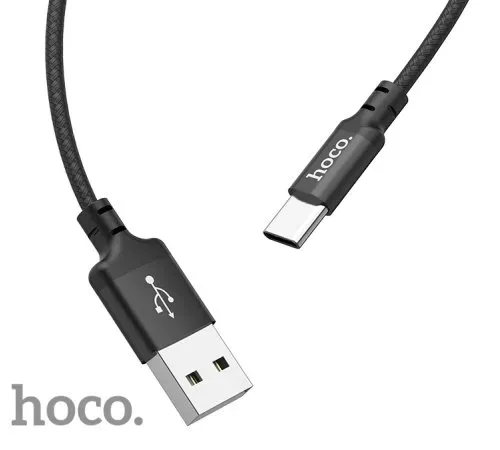 hoco-x14-times-speed-typ-c-czarny-kabel-2m-zlacza-usb-usb-typ-c