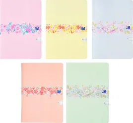 zeszyt-w-kratke-oxford-flowers-a5-60-kartek-5-kolorow-komplet