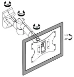 uchwyt-scienny-do-lcd-13-42-czarny-regulacja-maksymalne-obciazenie-30-kg