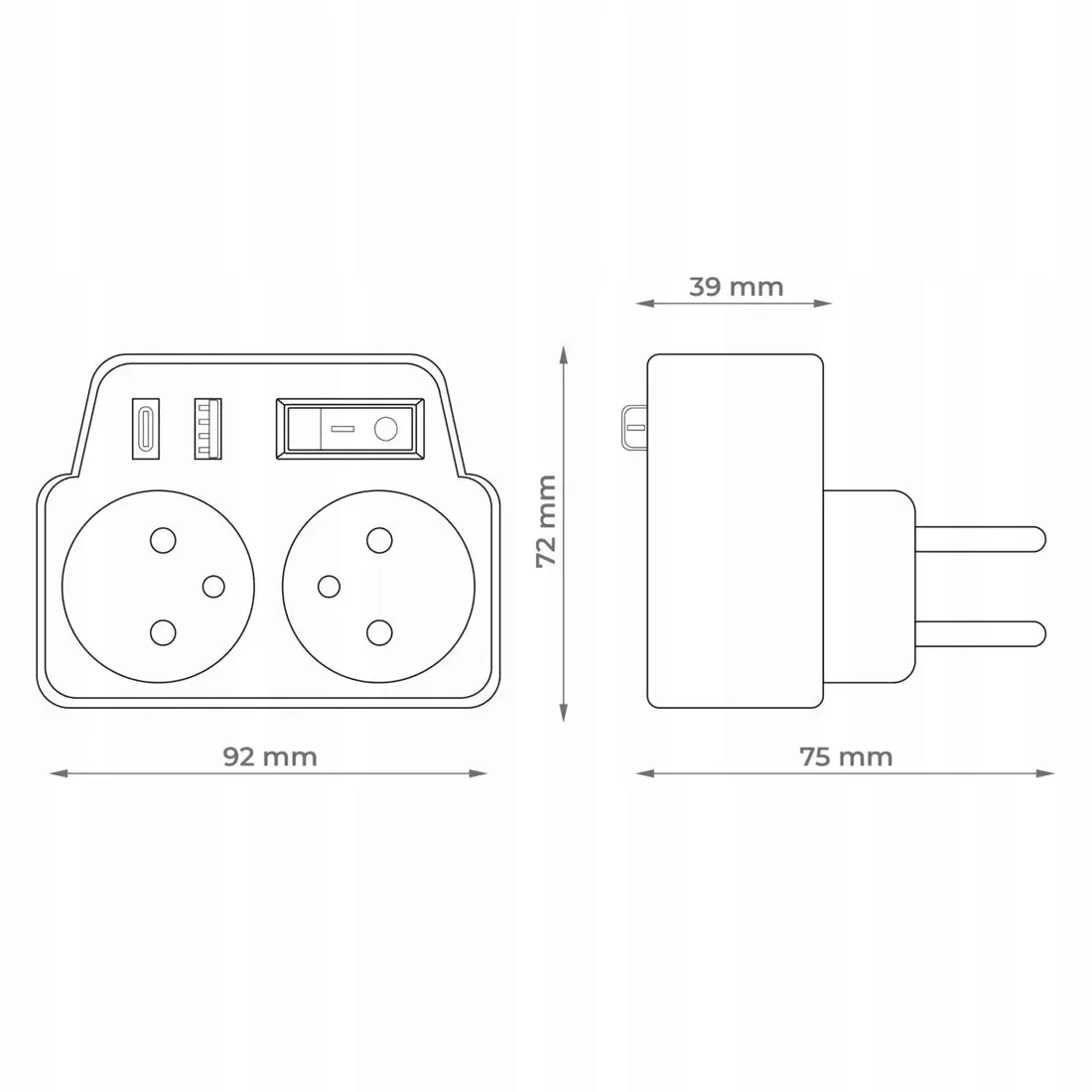 rozgaleznik-sieciowy-2x2p-usb-a-usb-c