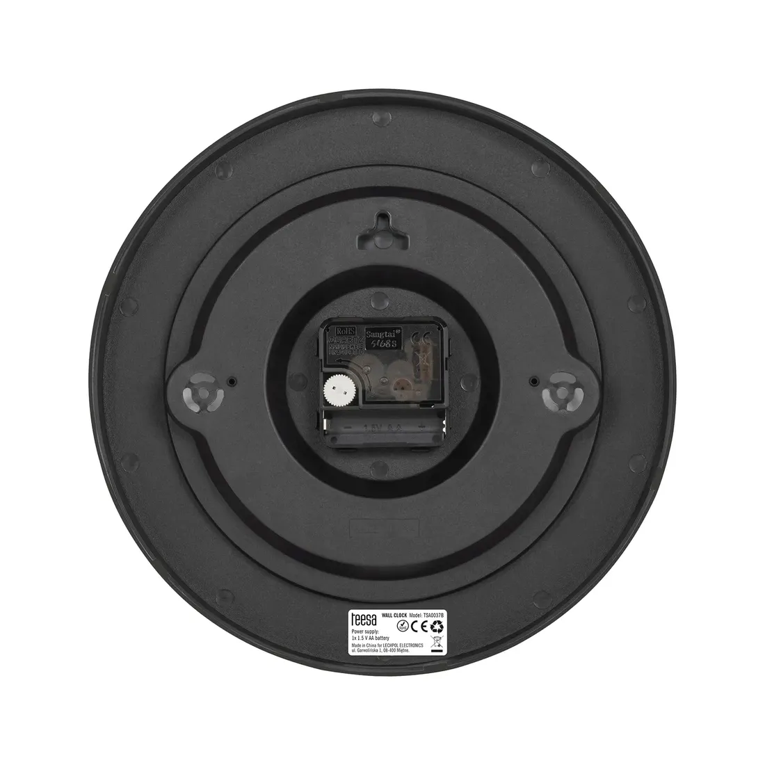 zegar-scienny-teesa-czarny-25cm