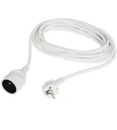 przedluzacz-bialy-pojedynczy-5m-pro-max-1-gniazdo