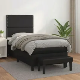 vidaxl-lozko-kontynentalne-z-materacem-czarne-ekoskora-90x200-cm