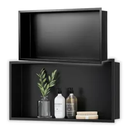 polka-wnekowa-60x30x10-cm-czarna-mat-pod-prysznic-z-kolnierzem-nierdzewna