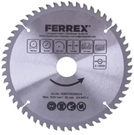 tarcza-do-pilarki-o-195-mm-1-sztuka-54t-ferrex-drewno