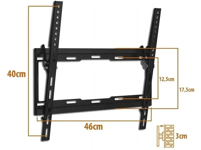uchwyt-scienny-lcd-32-55-czarny-lcd74