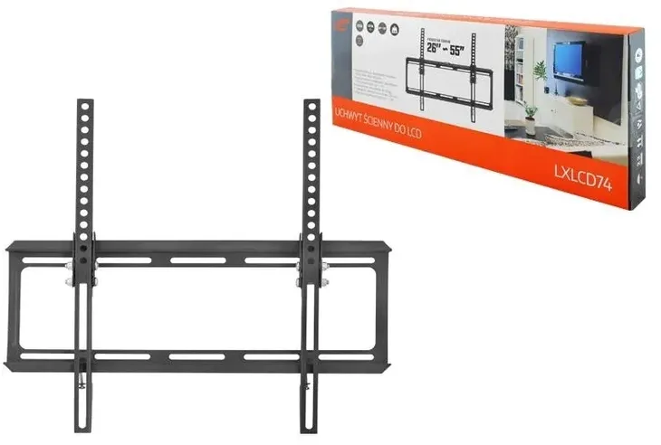 uchwyt-scienny-lcd-32-55-czarny-lcd74-certyfikat-ce
