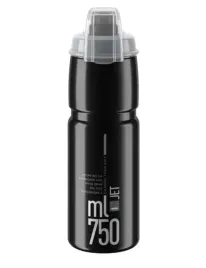 bidon-elite-jet-plus-750ml-black-grey