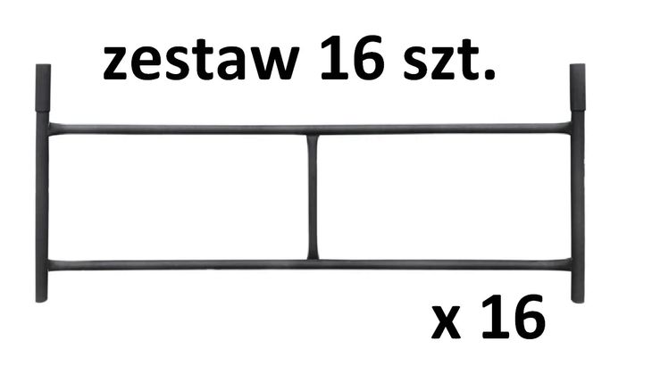 Rusztowanie warszawskie - 16 sztuk zestaw rusztowania budowlanego