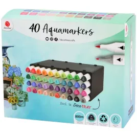 markery-dwustronne-aquamarkers-decotime-40-szt-auto-z-kwiatami
