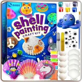 malowanie-muszelek-zestaw-dla-dzieci-farby-kreatywna-zabawka-rekodzielo