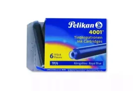 naboje-krotkie-pelikan-4001-tp-6-niebieskie-6-sztuk