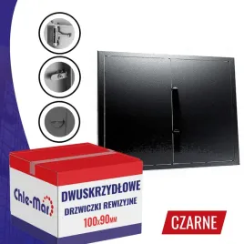 drzwiczki-rewizyjne-inspekcyjne-dwuskrzydlowe-maxi-100x90cm-czarne