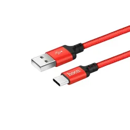 hoco-x14-times-speed-typ-c-czerwony-kabel-2m
