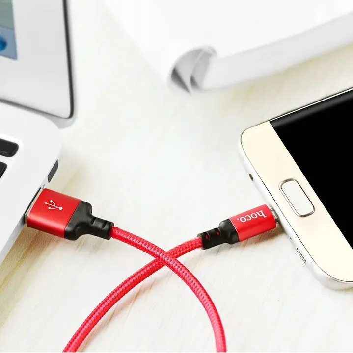 hoco-x14-times-speed-typ-c-czerwony-kabel-2m-stan-nowy