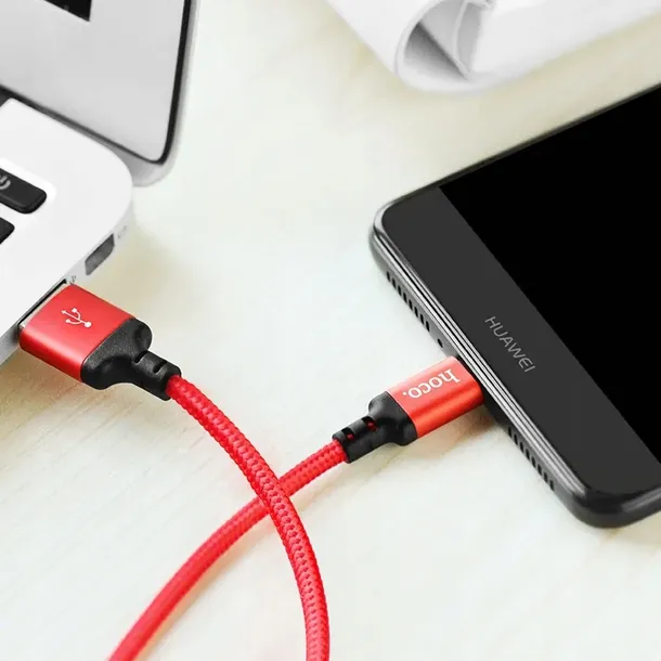hoco-x14-times-speed-typ-c-czerwony-kabel-2m-marka-hoco