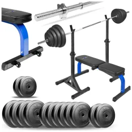 zestaw-kulturystyczny-111kg-silowy-lawka-stojaki-sztanga-obciazenia
